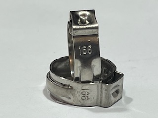 بست شلنگ اتومات سایز ۱۶.۶ گوشواره ای